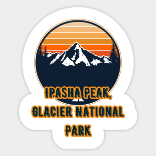 Ipasha Peak, Glacier National Park Sticker